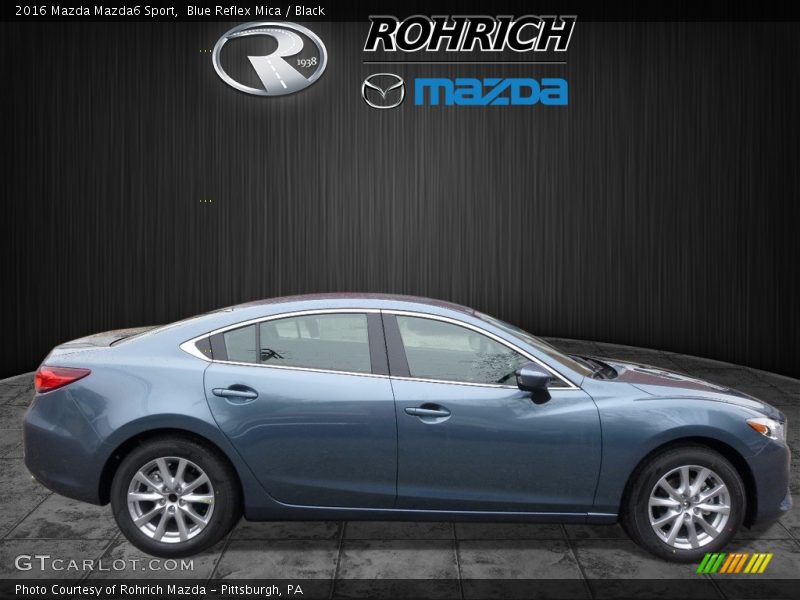 Blue Reflex Mica / Black 2016 Mazda Mazda6 Sport