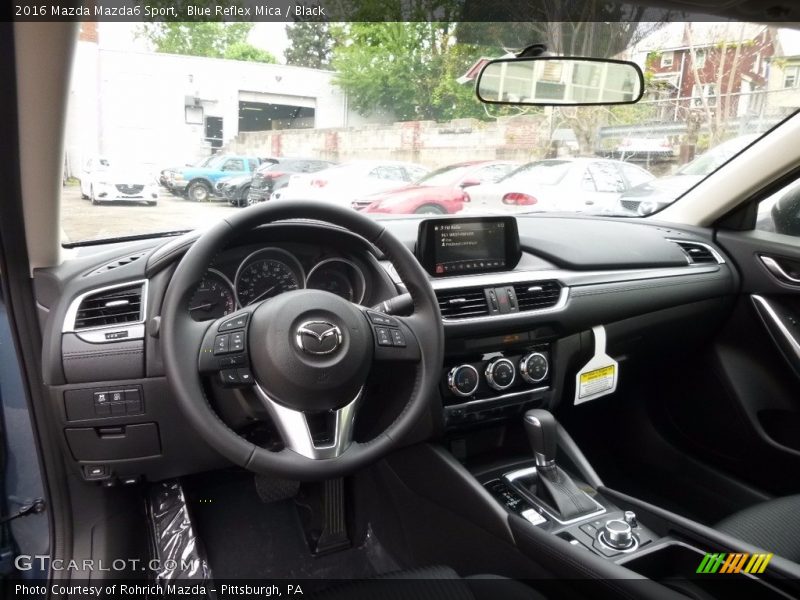 Blue Reflex Mica / Black 2016 Mazda Mazda6 Sport