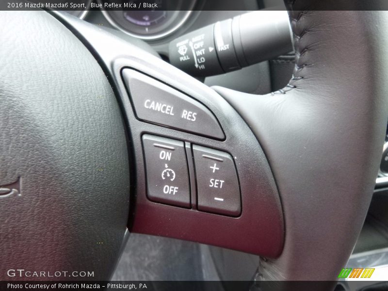 Blue Reflex Mica / Black 2016 Mazda Mazda6 Sport