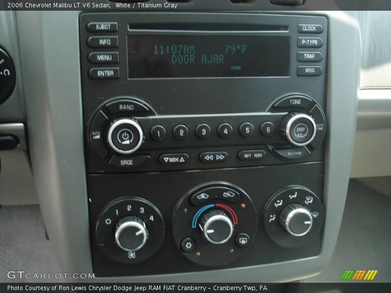 White / Titanium Gray 2006 Chevrolet Malibu LT V6 Sedan