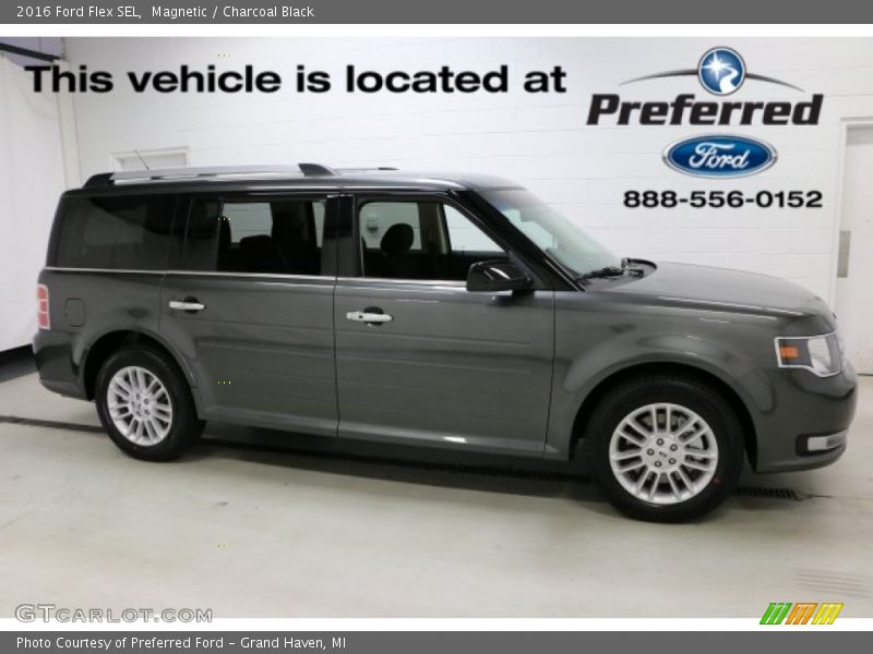 Magnetic / Charcoal Black 2016 Ford Flex SEL