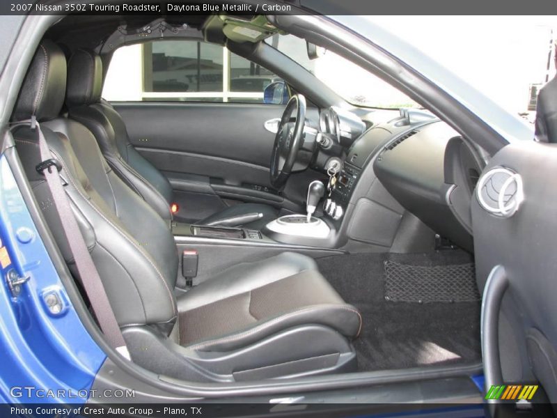 Daytona Blue Metallic / Carbon 2007 Nissan 350Z Touring Roadster