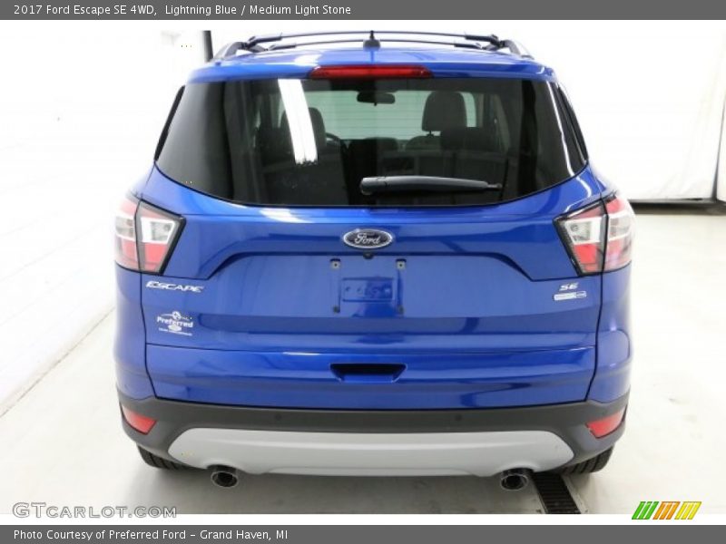 Lightning Blue / Medium Light Stone 2017 Ford Escape SE 4WD