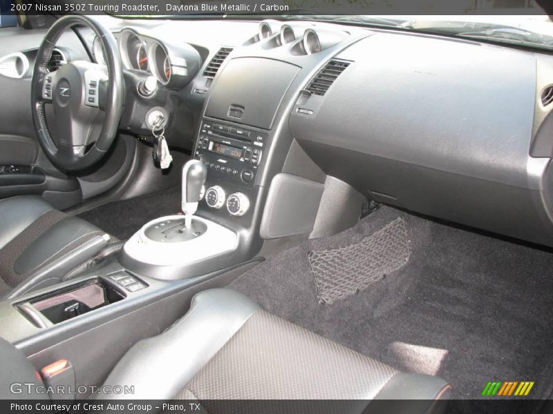 Daytona Blue Metallic / Carbon 2007 Nissan 350Z Touring Roadster
