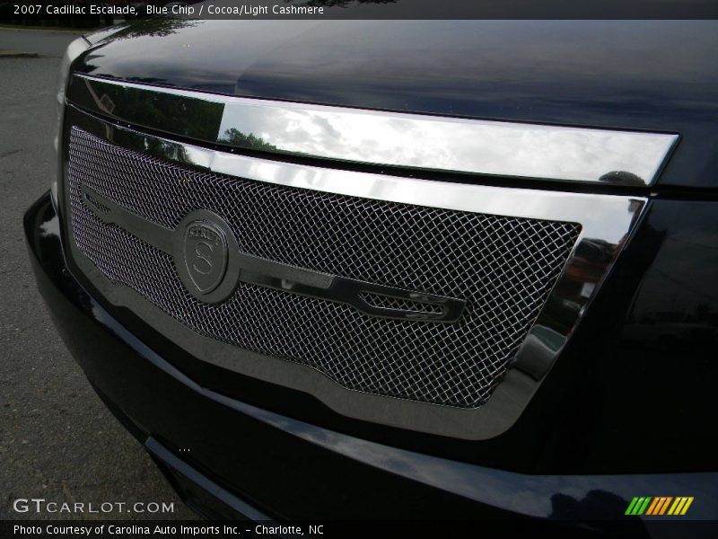 Blue Chip / Cocoa/Light Cashmere 2007 Cadillac Escalade