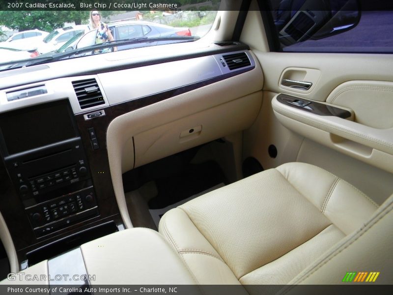 Blue Chip / Cocoa/Light Cashmere 2007 Cadillac Escalade