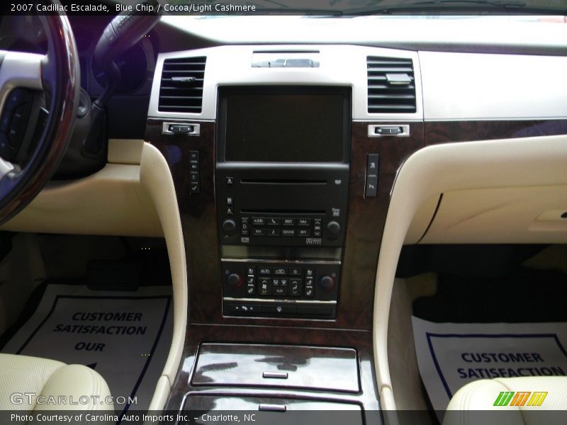 Blue Chip / Cocoa/Light Cashmere 2007 Cadillac Escalade