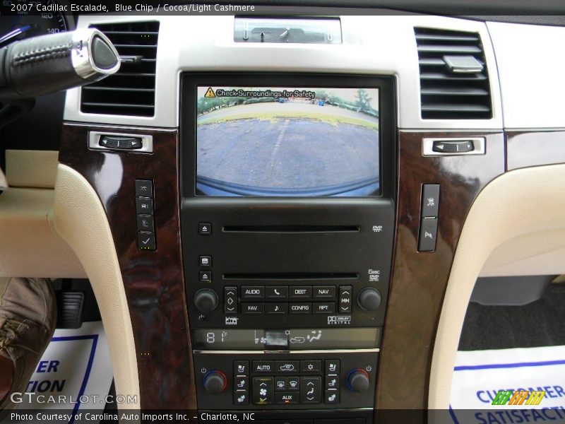 Blue Chip / Cocoa/Light Cashmere 2007 Cadillac Escalade