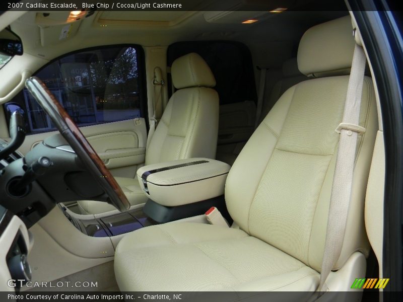 Blue Chip / Cocoa/Light Cashmere 2007 Cadillac Escalade