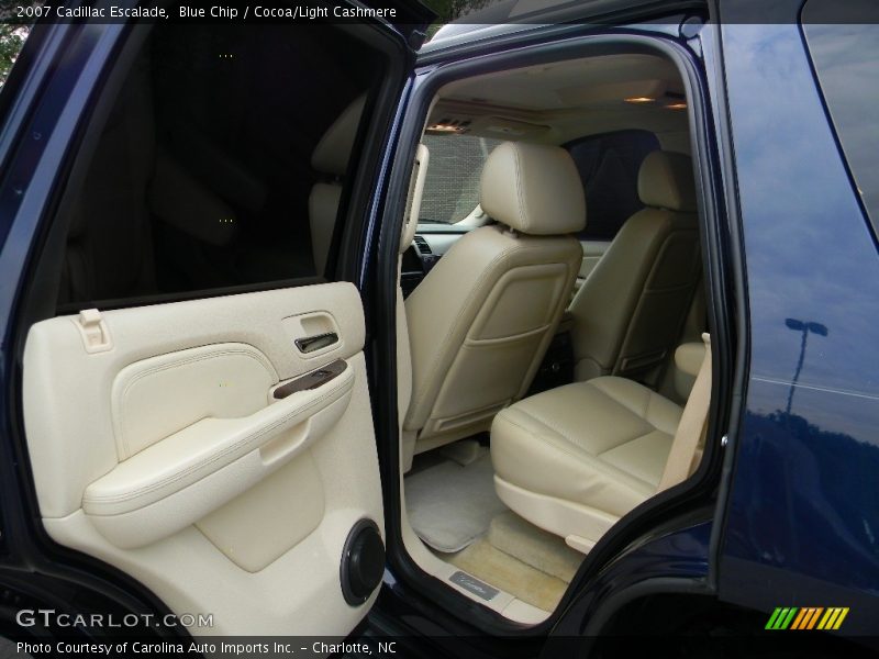 Blue Chip / Cocoa/Light Cashmere 2007 Cadillac Escalade