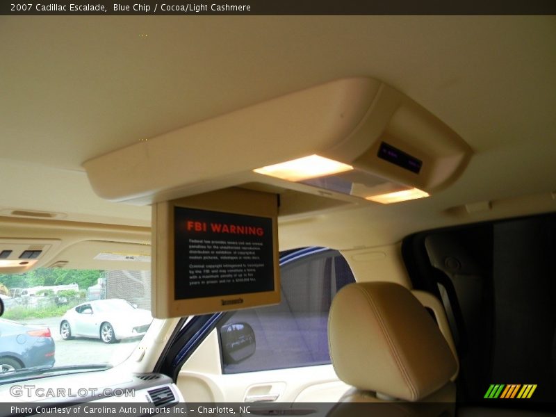 Blue Chip / Cocoa/Light Cashmere 2007 Cadillac Escalade