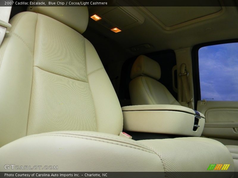 Blue Chip / Cocoa/Light Cashmere 2007 Cadillac Escalade