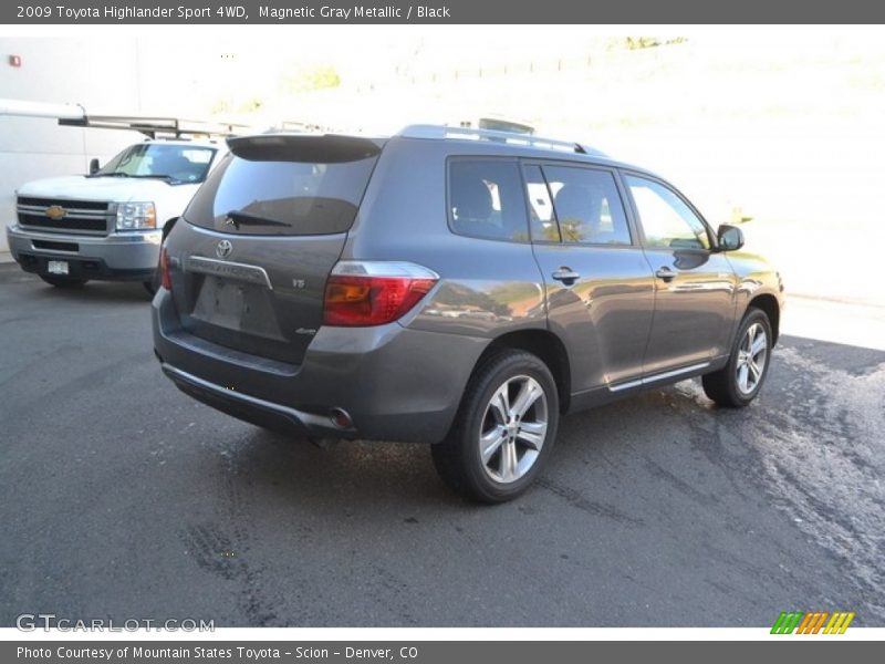 Magnetic Gray Metallic / Black 2009 Toyota Highlander Sport 4WD