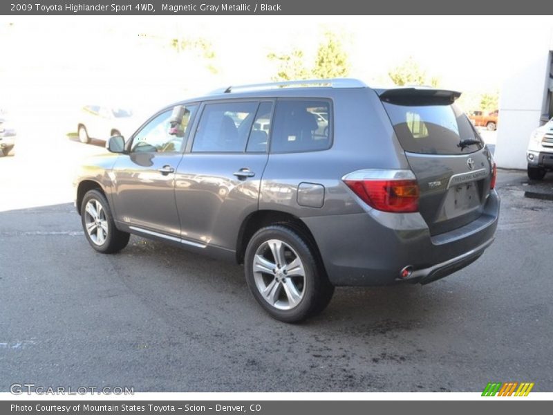 Magnetic Gray Metallic / Black 2009 Toyota Highlander Sport 4WD