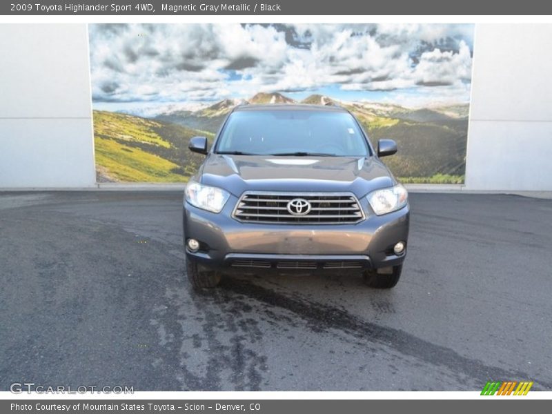 Magnetic Gray Metallic / Black 2009 Toyota Highlander Sport 4WD