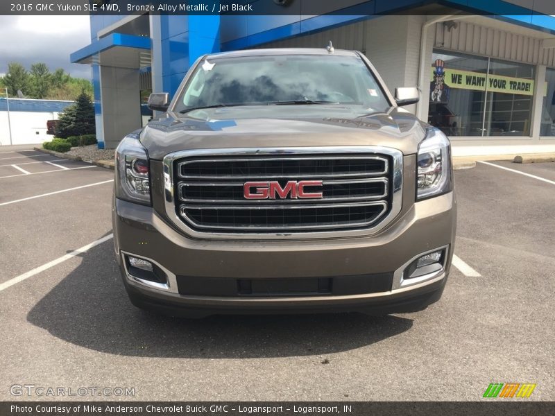 Bronze Alloy Metallic / Jet Black 2016 GMC Yukon SLE 4WD