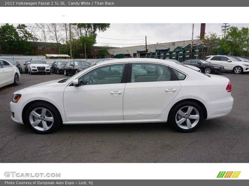 Candy White / Titan Black 2013 Volkswagen Passat 2.5L SE