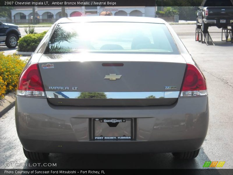 Amber Bronze Metallic / Neutral Beige 2007 Chevrolet Impala LT