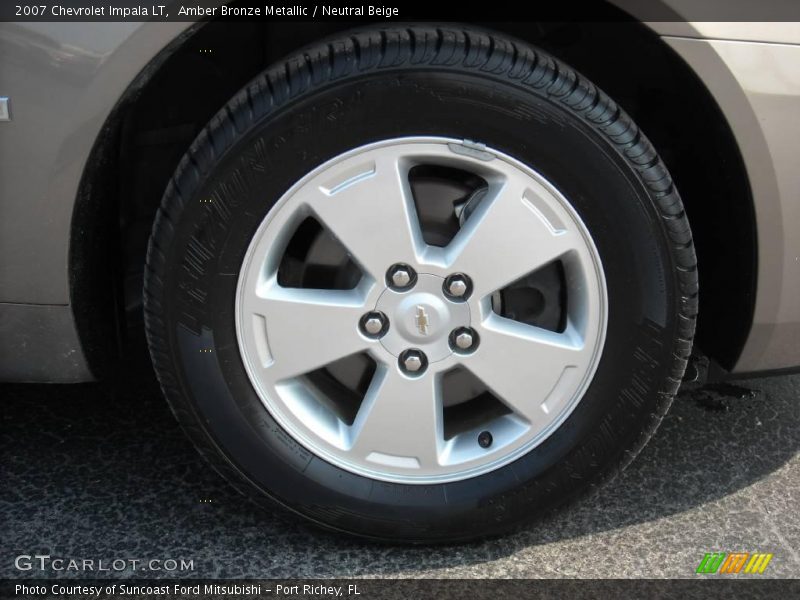 Amber Bronze Metallic / Neutral Beige 2007 Chevrolet Impala LT