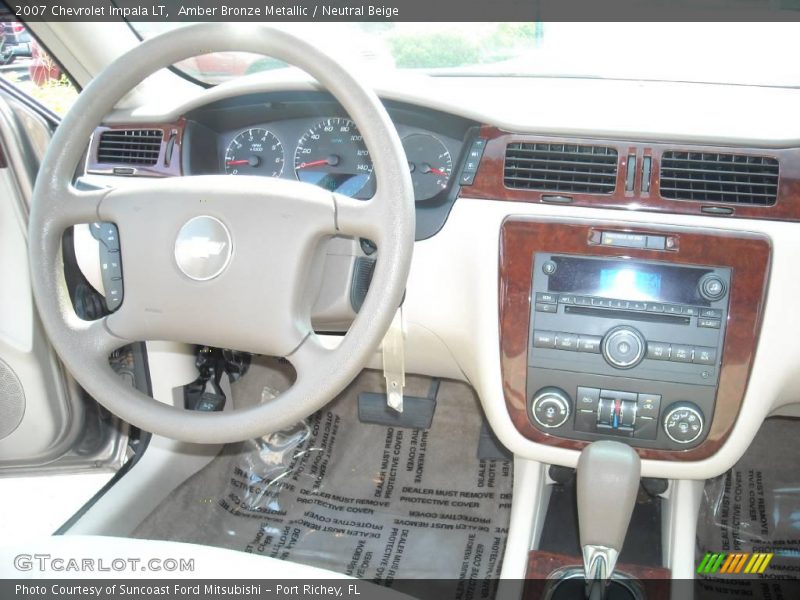 Amber Bronze Metallic / Neutral Beige 2007 Chevrolet Impala LT