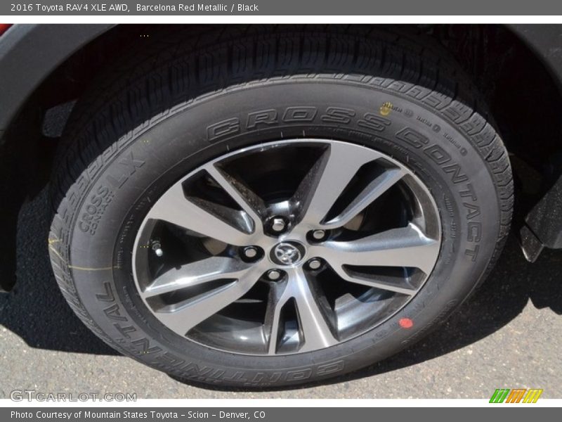 Barcelona Red Metallic / Black 2016 Toyota RAV4 XLE AWD