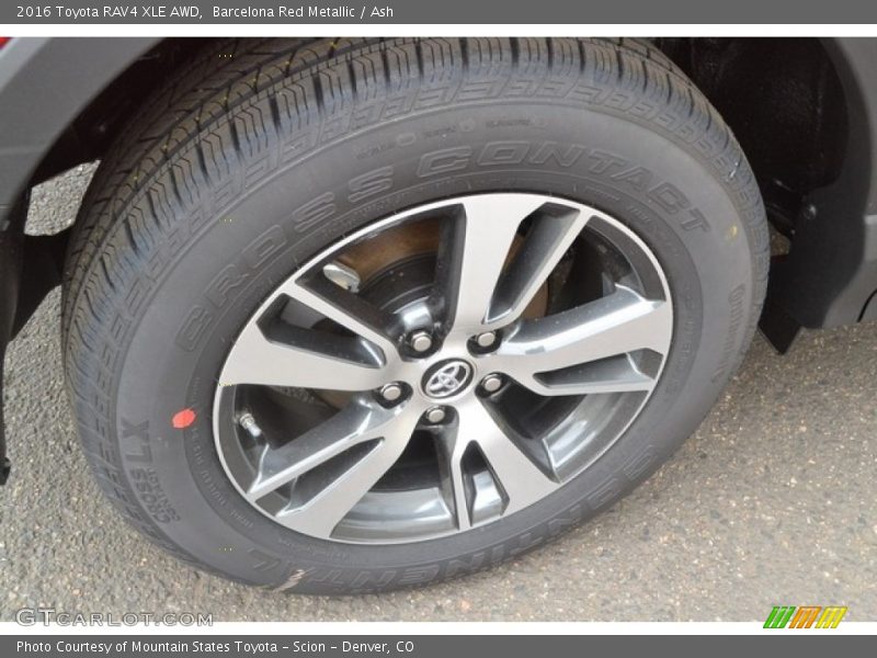 Barcelona Red Metallic / Ash 2016 Toyota RAV4 XLE AWD