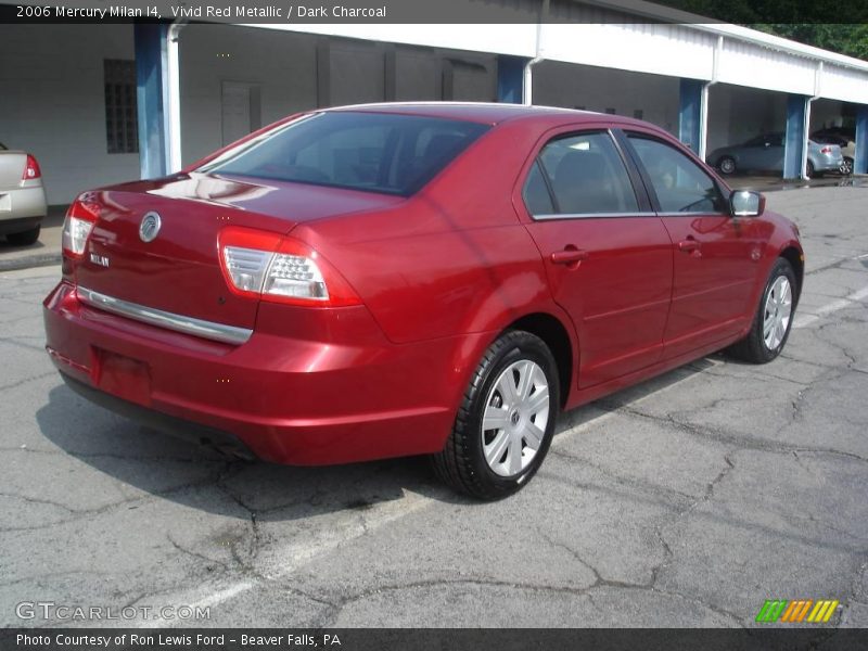 Vivid Red Metallic / Dark Charcoal 2006 Mercury Milan I4