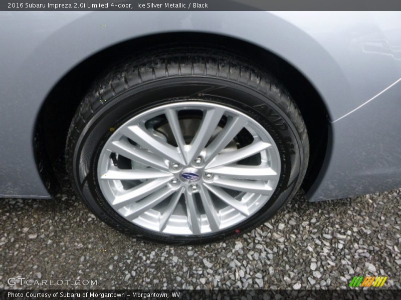 Ice Silver Metallic / Black 2016 Subaru Impreza 2.0i Limited 4-door