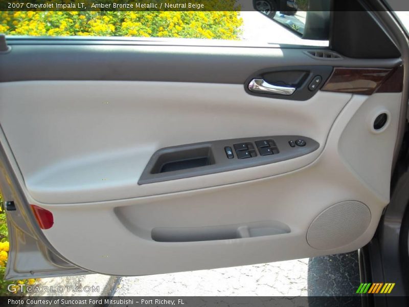 Amber Bronze Metallic / Neutral Beige 2007 Chevrolet Impala LT