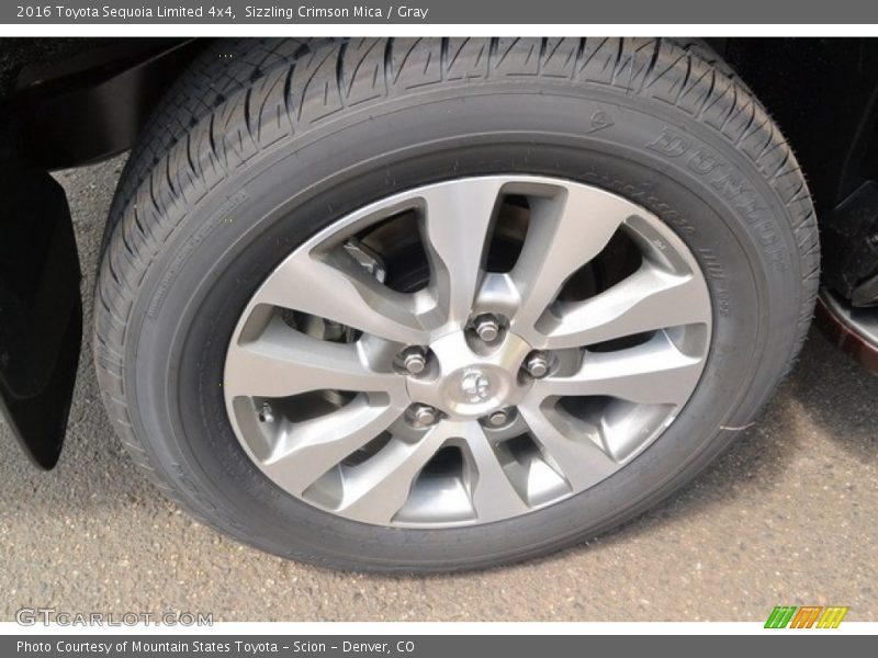 Sizzling Crimson Mica / Gray 2016 Toyota Sequoia Limited 4x4