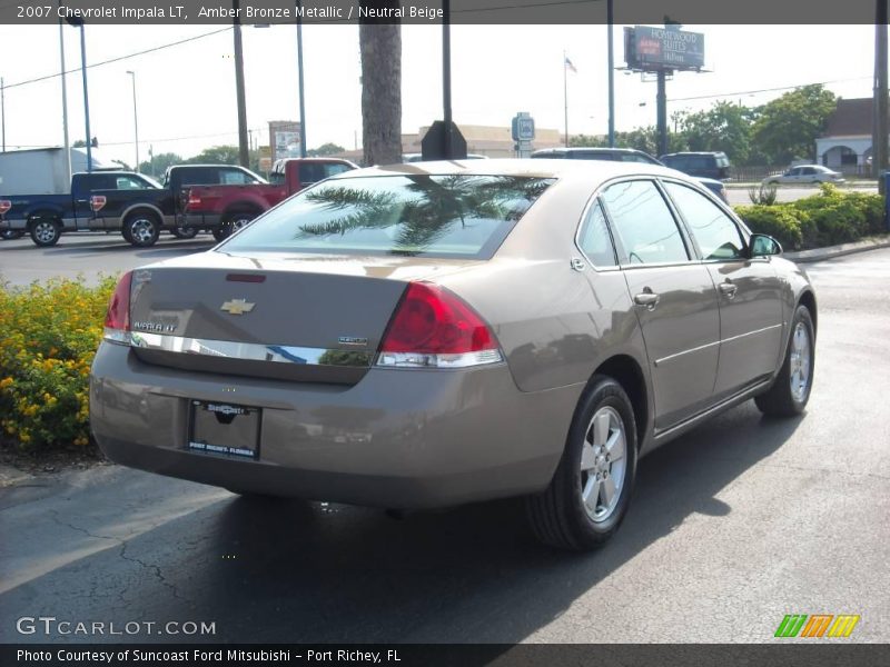 Amber Bronze Metallic / Neutral Beige 2007 Chevrolet Impala LT