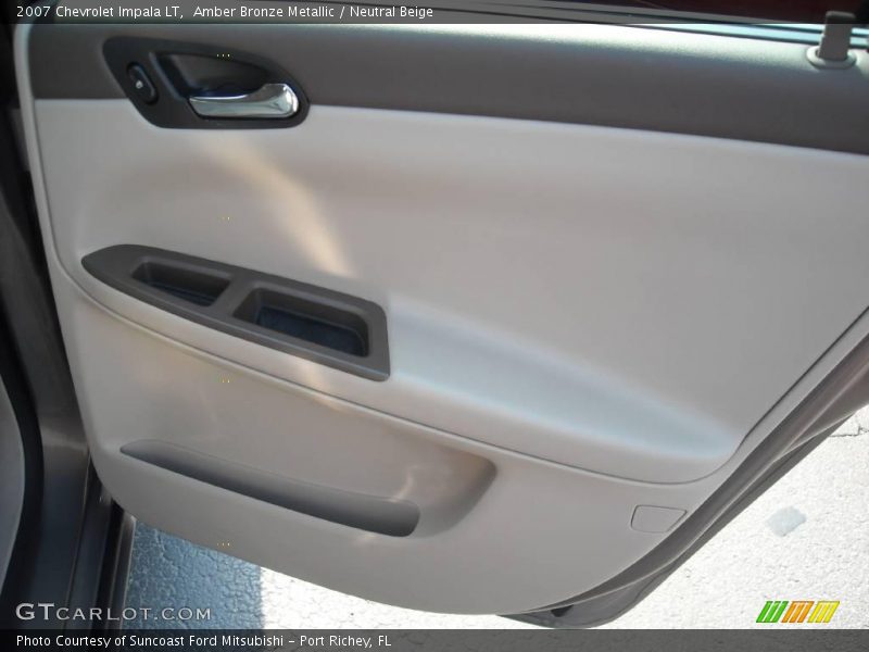 Amber Bronze Metallic / Neutral Beige 2007 Chevrolet Impala LT