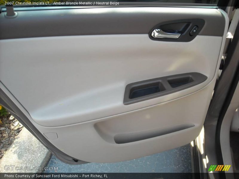 Amber Bronze Metallic / Neutral Beige 2007 Chevrolet Impala LT