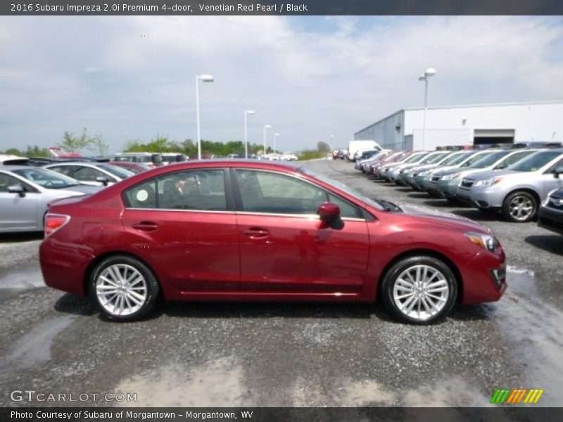 Venetian Red Pearl / Black 2016 Subaru Impreza 2.0i Premium 4-door