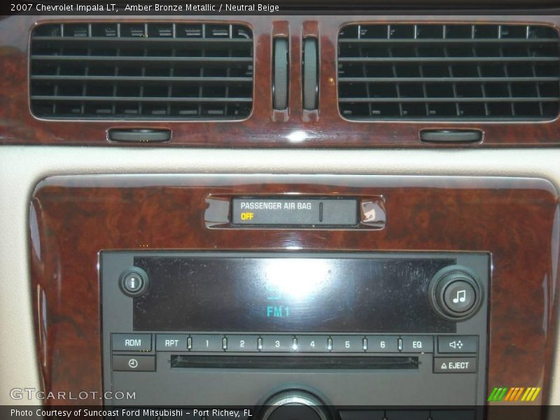 Amber Bronze Metallic / Neutral Beige 2007 Chevrolet Impala LT