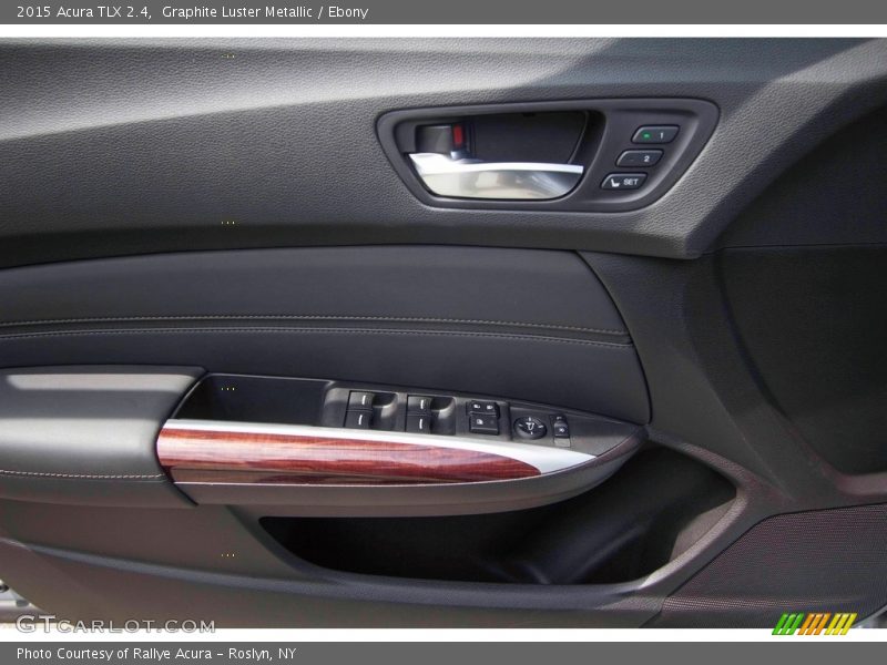 Graphite Luster Metallic / Ebony 2015 Acura TLX 2.4