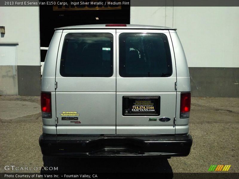 Ingot Silver Metallic / Medium Flint 2013 Ford E Series Van E150 Cargo