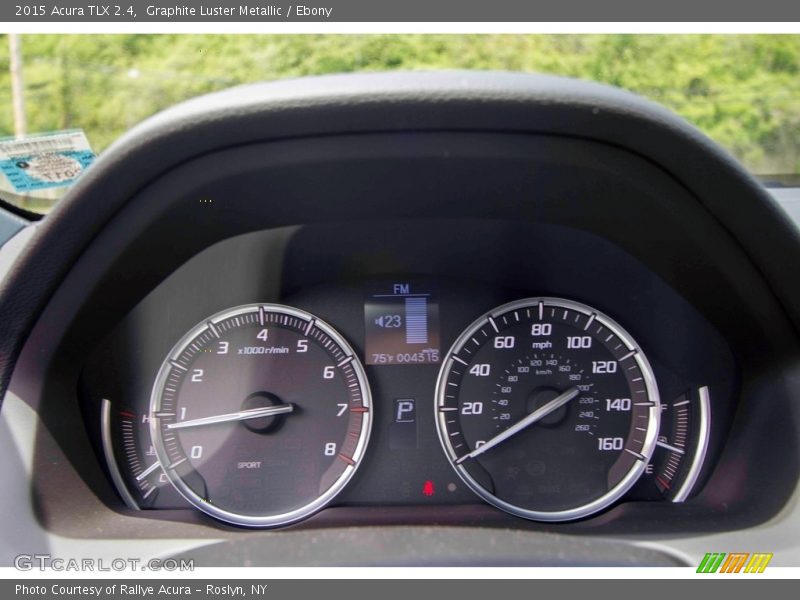 Graphite Luster Metallic / Ebony 2015 Acura TLX 2.4
