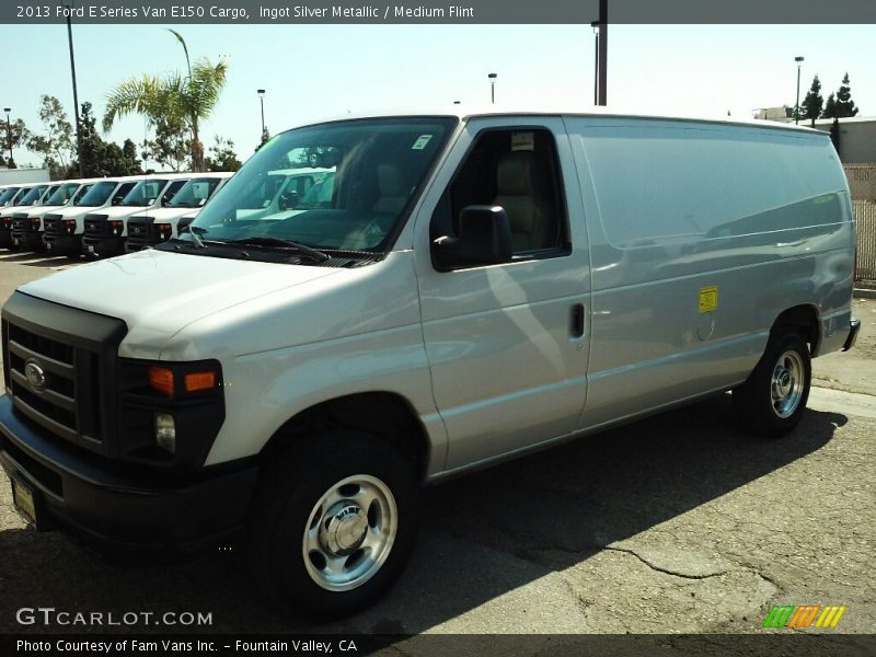 Ingot Silver Metallic / Medium Flint 2013 Ford E Series Van E150 Cargo