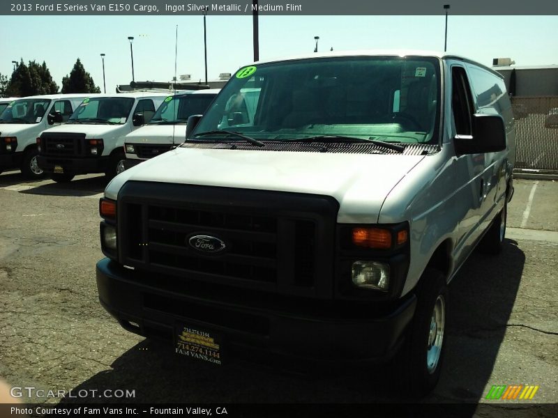 Ingot Silver Metallic / Medium Flint 2013 Ford E Series Van E150 Cargo