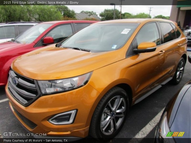 Electric Spice Metallic / Ebony 2015 Ford Edge Sport