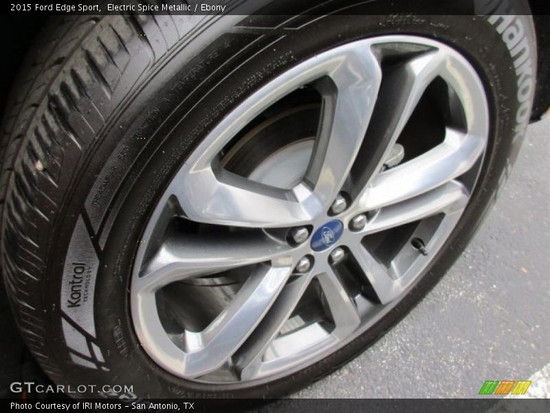 Electric Spice Metallic / Ebony 2015 Ford Edge Sport