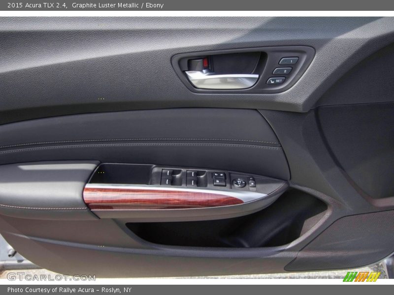 Graphite Luster Metallic / Ebony 2015 Acura TLX 2.4