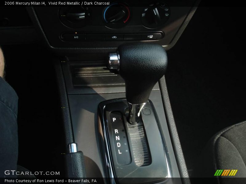 Vivid Red Metallic / Dark Charcoal 2006 Mercury Milan I4