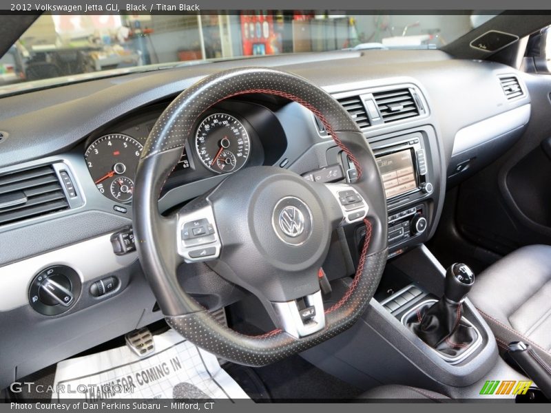 Black / Titan Black 2012 Volkswagen Jetta GLI