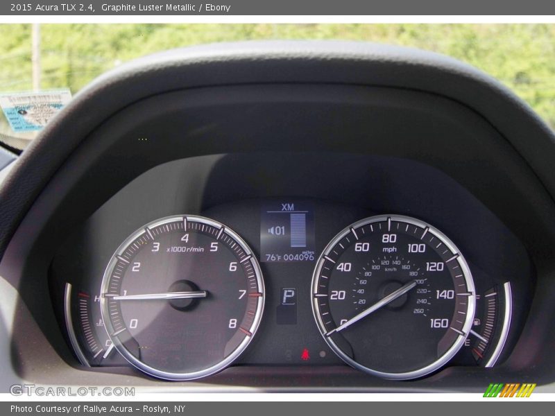 Graphite Luster Metallic / Ebony 2015 Acura TLX 2.4