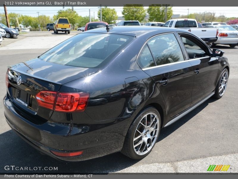 Black / Titan Black 2012 Volkswagen Jetta GLI