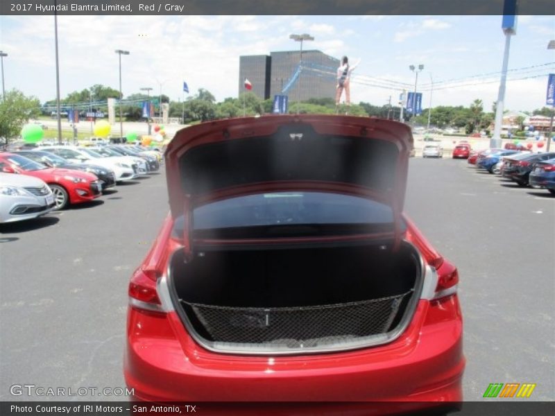Red / Gray 2017 Hyundai Elantra Limited