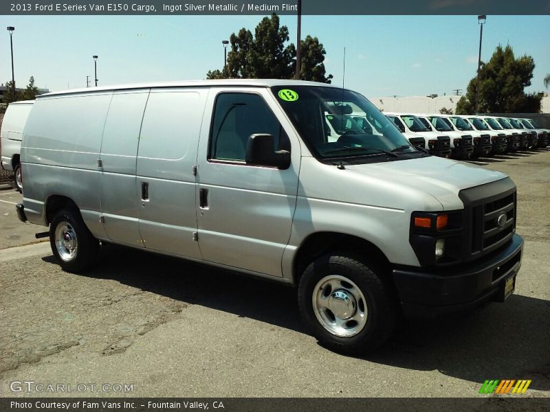 Ingot Silver Metallic / Medium Flint 2013 Ford E Series Van E150 Cargo