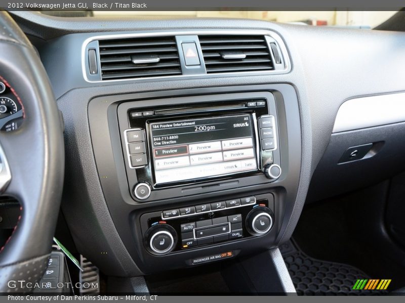 Black / Titan Black 2012 Volkswagen Jetta GLI